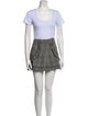 Simone Rocha Plaid Print Ruffle Embellishment Skirt Set
