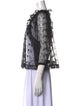 Simone Rocha Nylon Lace Pattern Button-Up Top