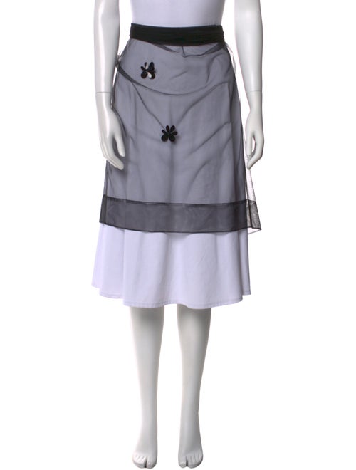 Simone Rocha Mesh Knee-Length Skirt