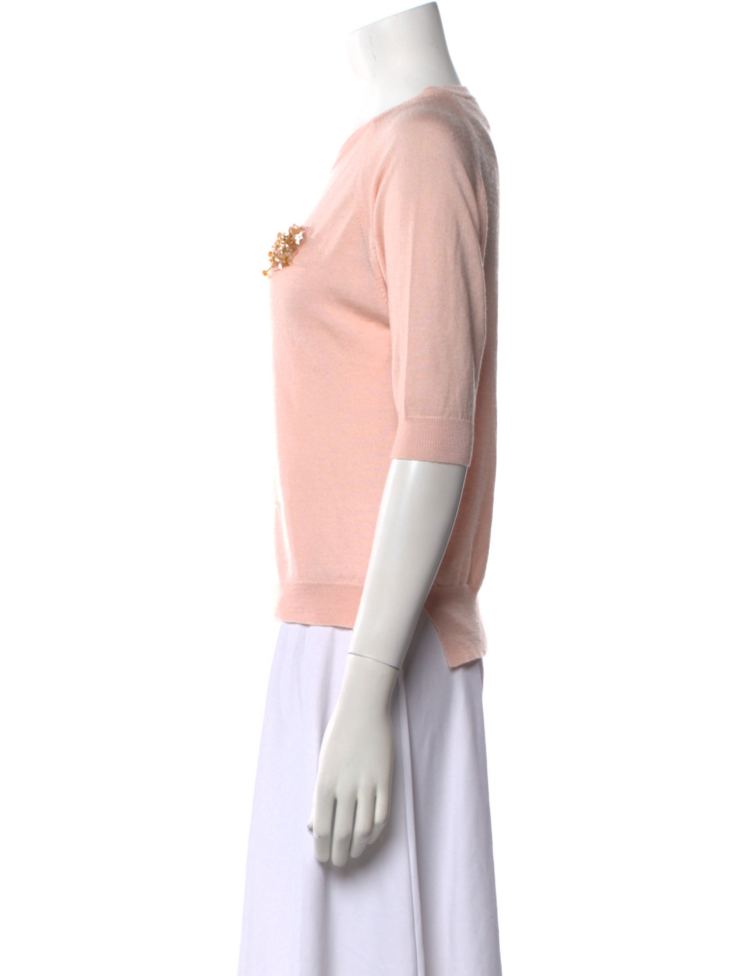 Simone Rocha Merino Wool Scoop Neck Sweater
