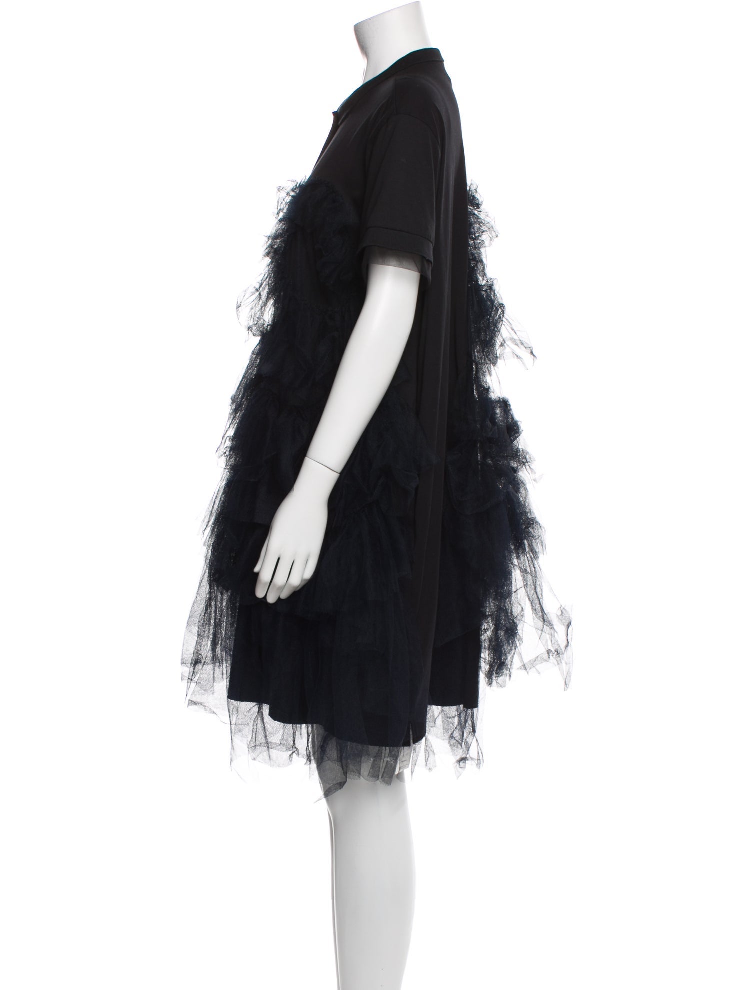 Simone Rocha Crew Neck Knee-Length Dress