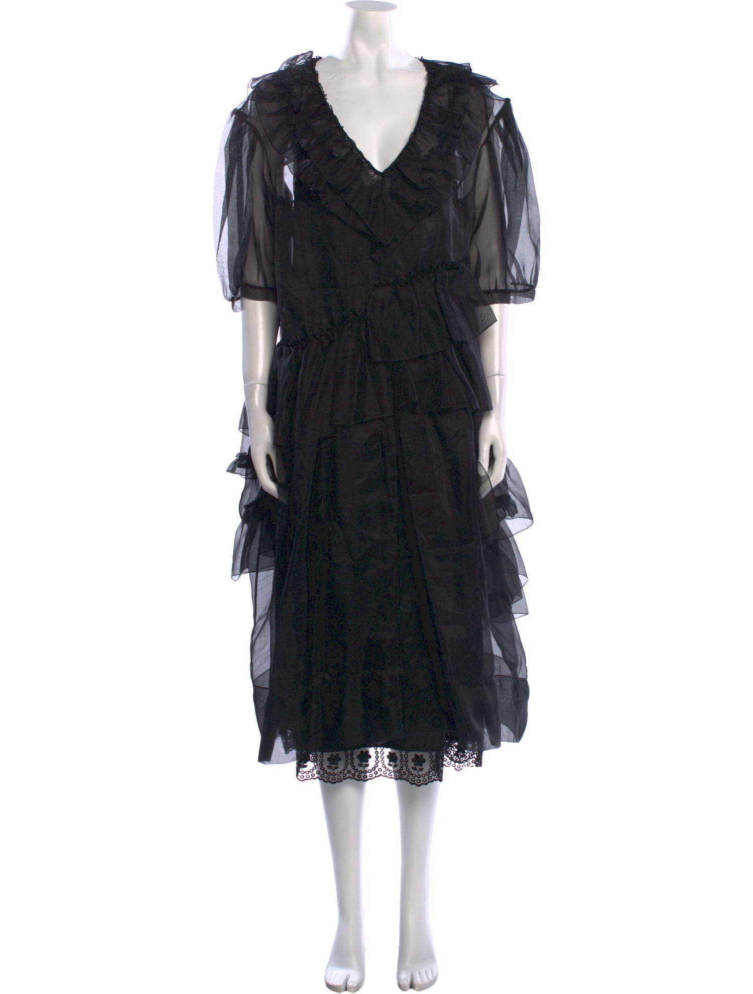 Simone Rocha Silk Midi Length Dress