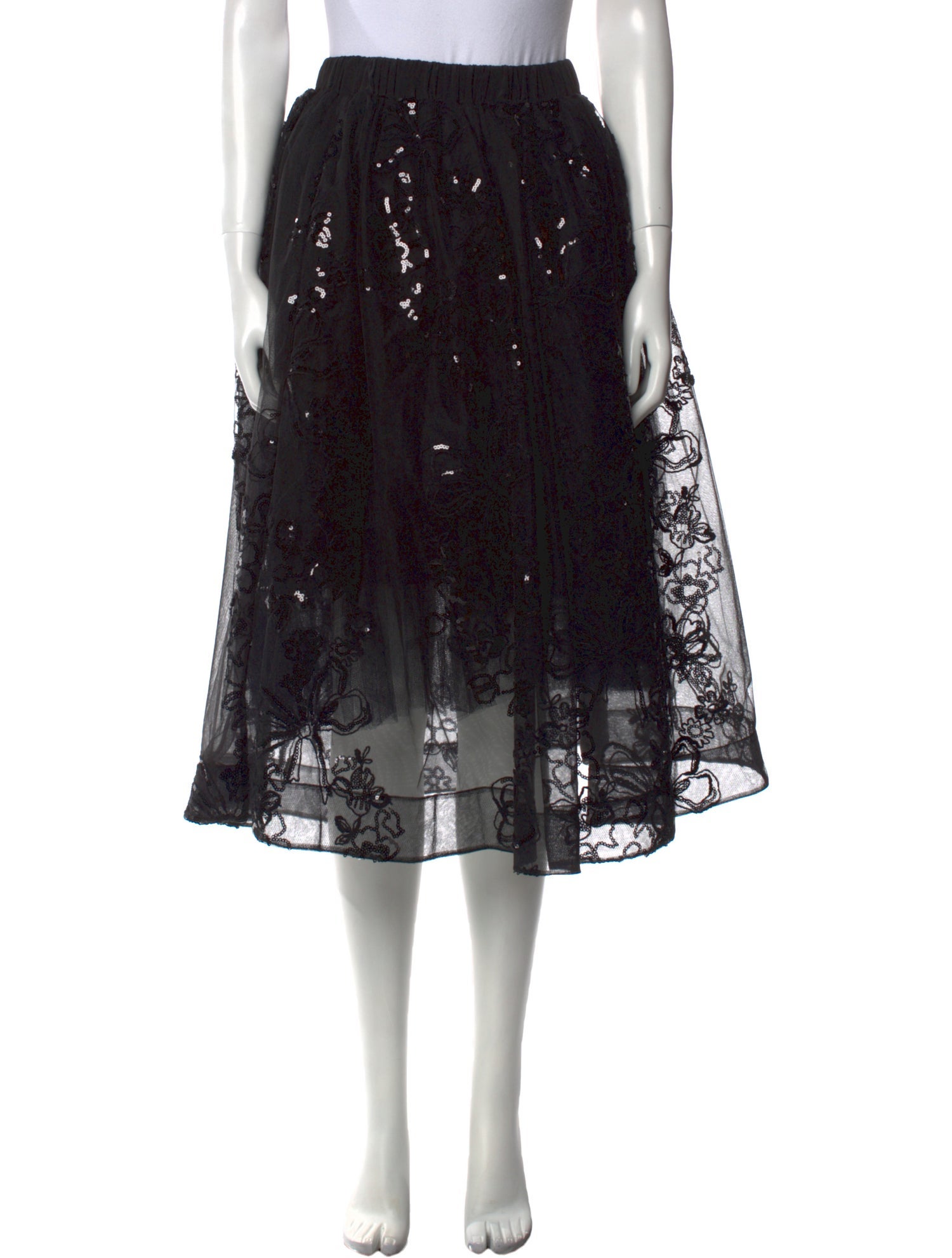 Simone Rocha Lace Pattern Midi Length Skirt w/ Tags