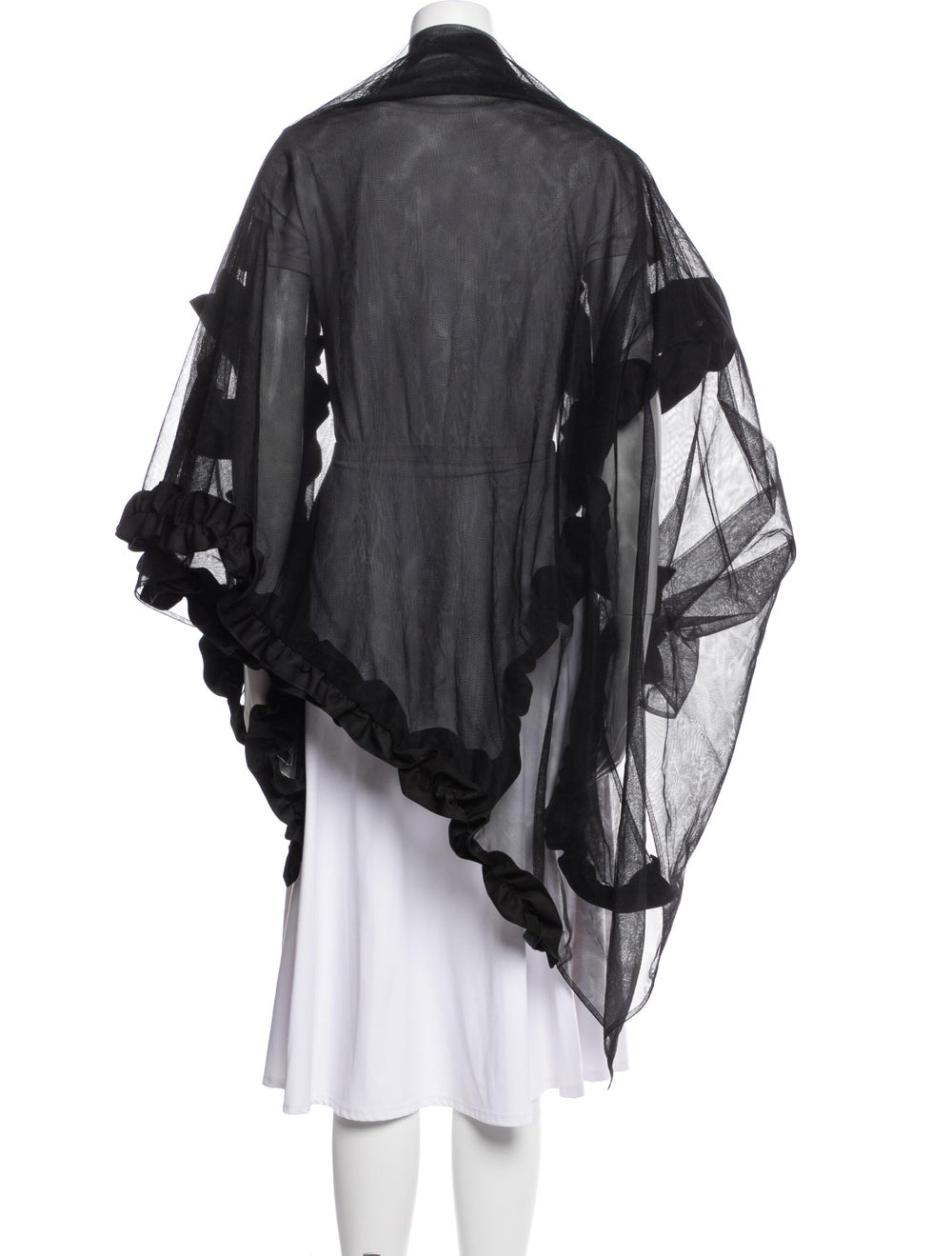 Simone Rocha Shawl Black Patterned - image 3