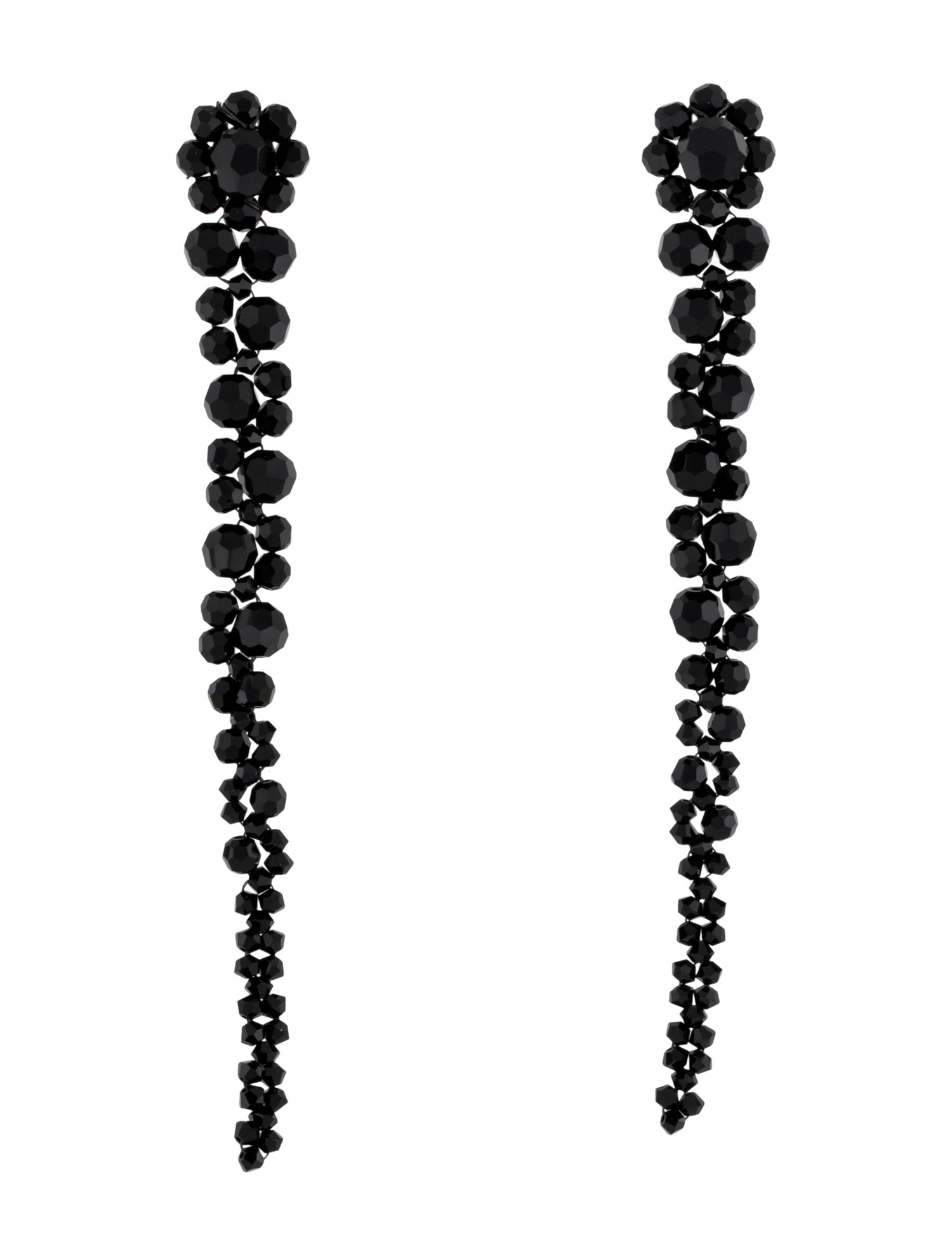 Simone Rocha Crystal Drip Drop Earrings