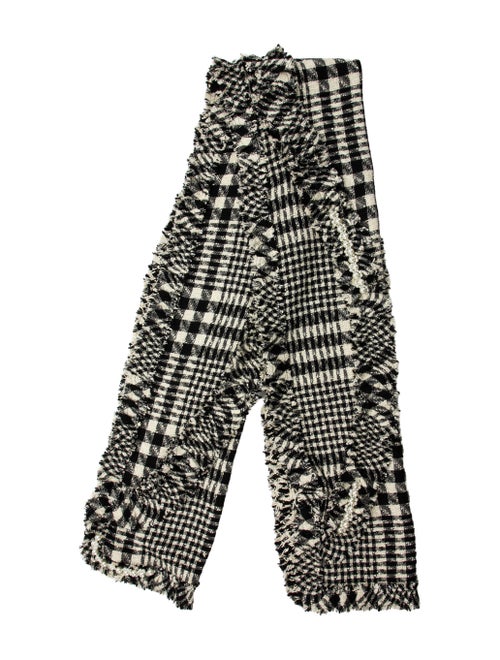 Simone Rocha Wool Patterned Scarf