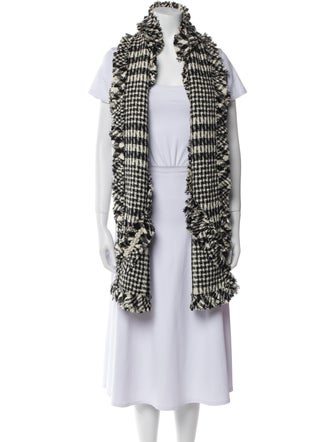 Simone Rocha Wool Patterned Scarf