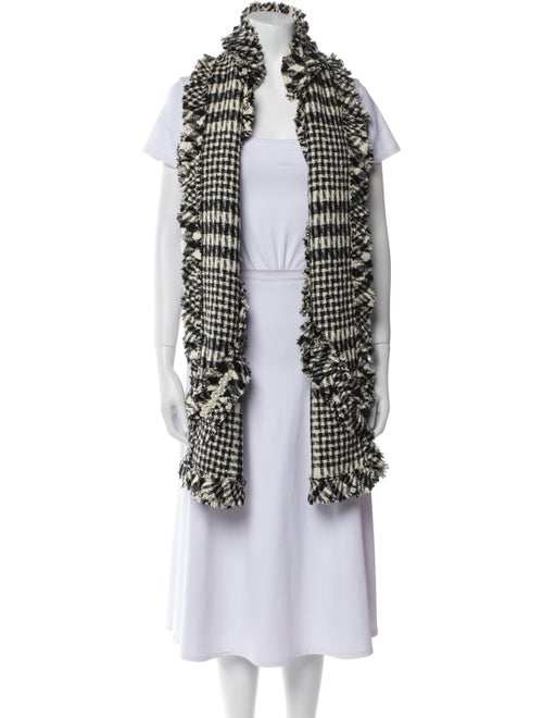 Simone Rocha Wool Patterned Scarf