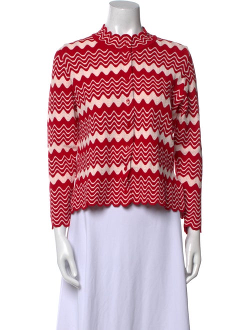 Simone Rocha Printed Mock Neck Crop Top