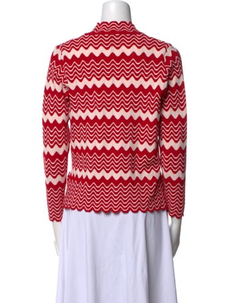 Simone Rocha Printed Mock Neck Crop Top