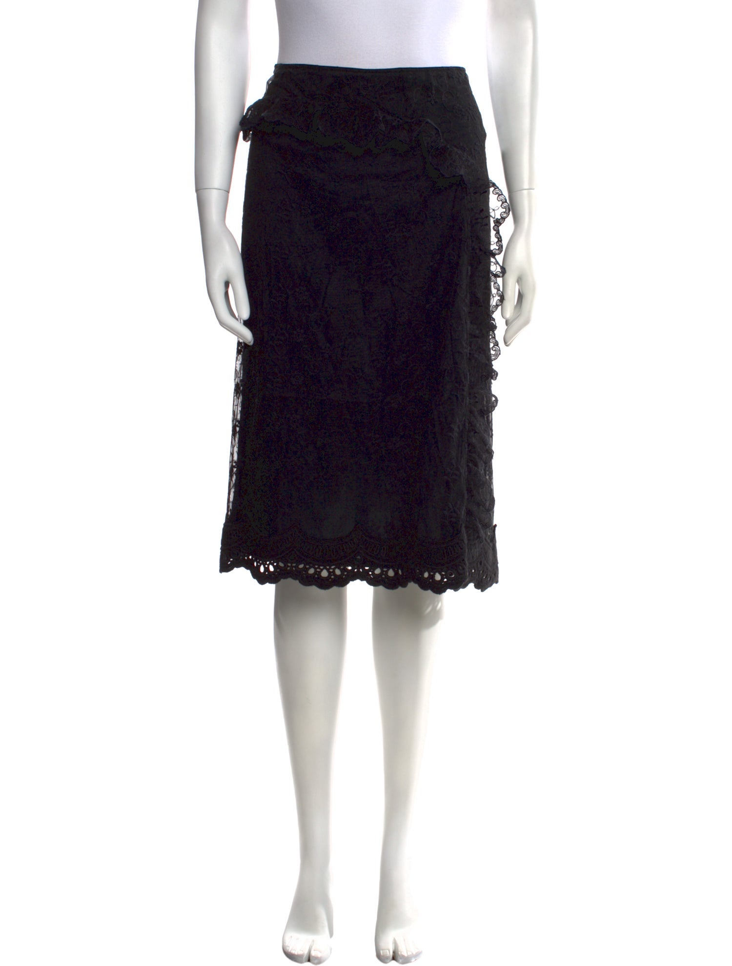 Simone Rocha Lace Pattern Knee-Length Skirt
