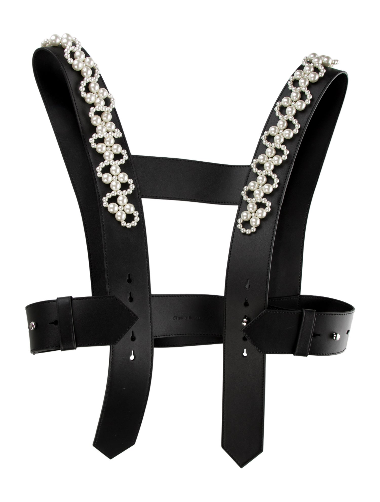 Simone Rocha Wide Leather Waist Belt