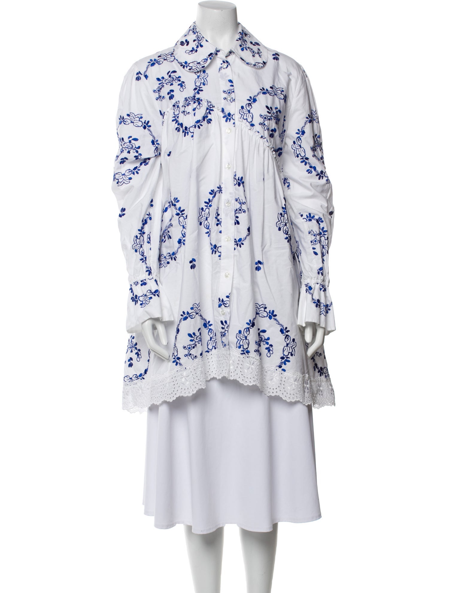 Simone Rocha Printed Long Sleeve Tunic