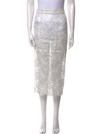 Simone Rocha Lace Pattern Midi Length Skirt
