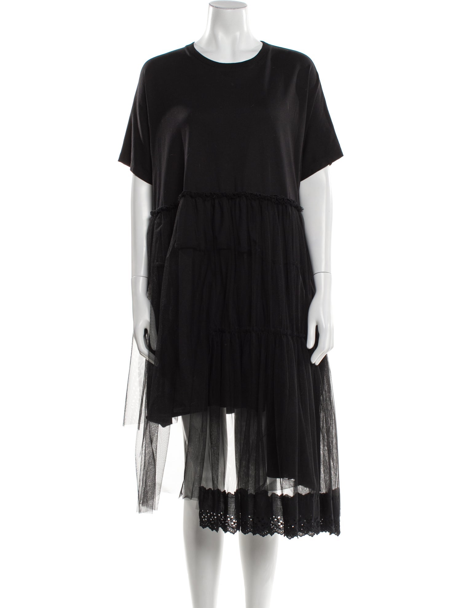 Simone Rocha Crew Neck Midi Length Dress