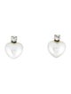 Simone Rocha Faux Pearl Crystal Earrings