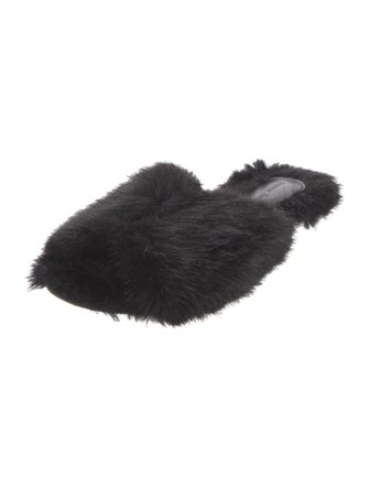Simone Rocha Faux Fur Slides