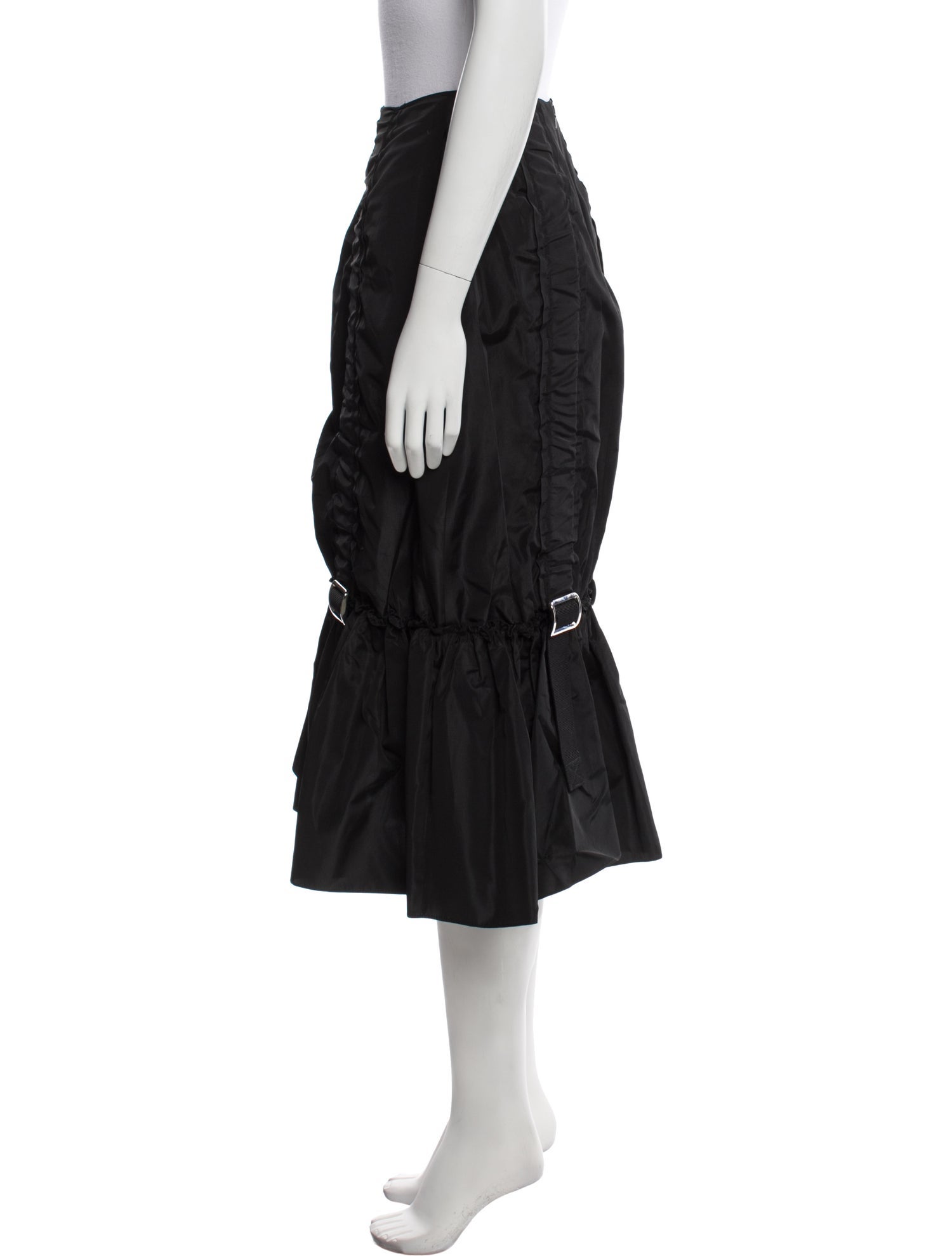 Simone Rocha Pleated Accents Knee-Length Skirt w/ Tags