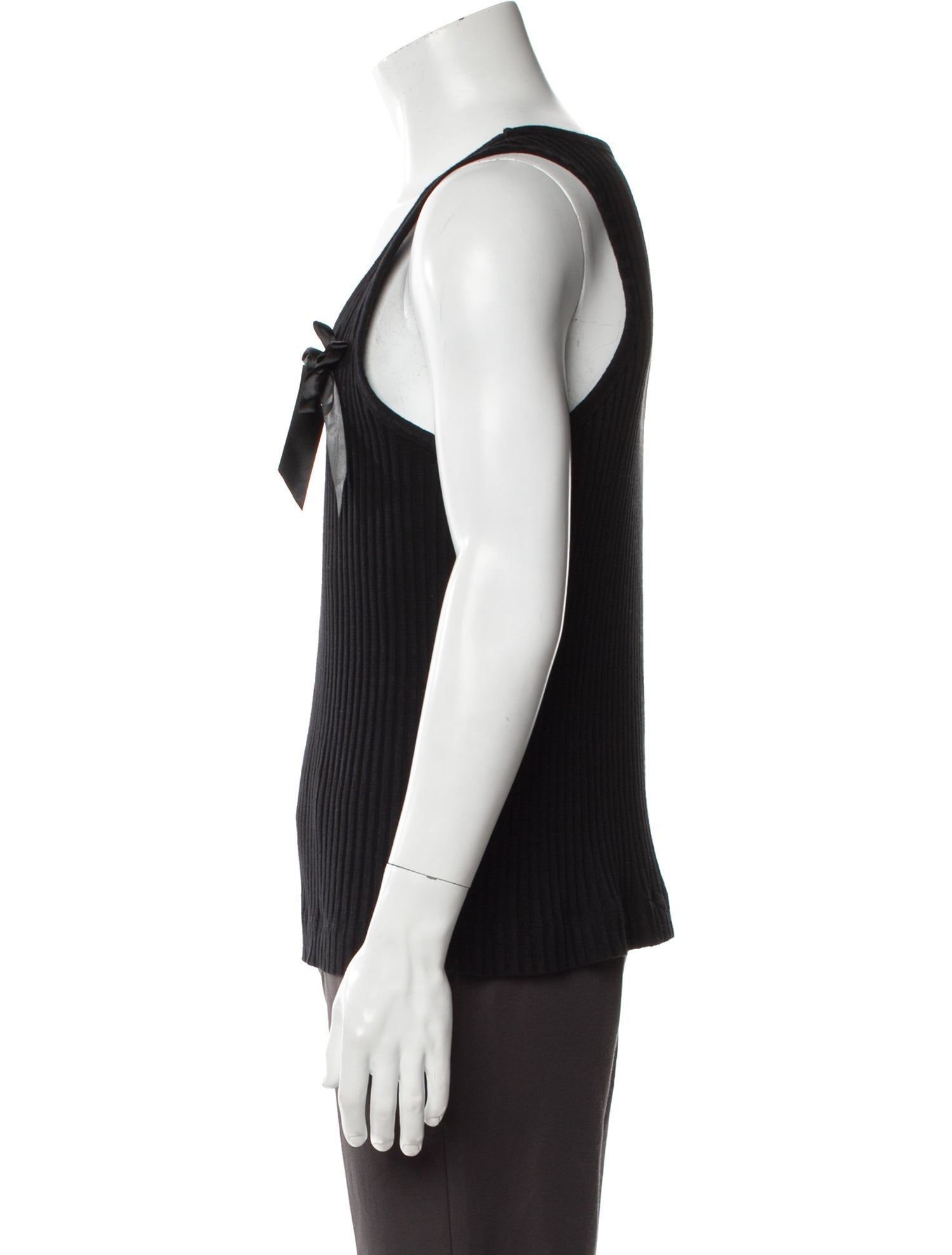 Simone Rocha Scoop Neck Sleeveless T-Shirt