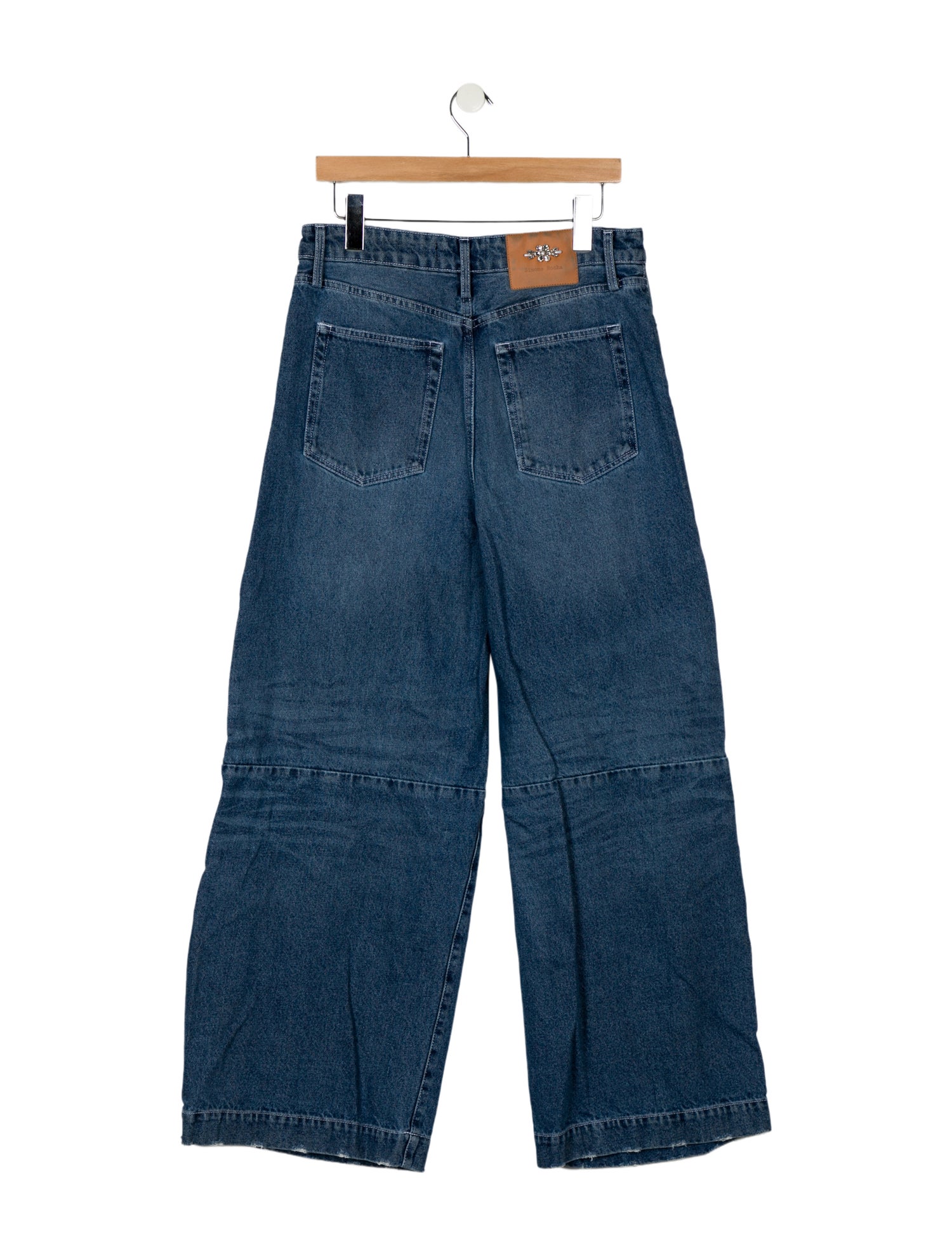 Simone Rocha High-Rise Wide Leg Jeans