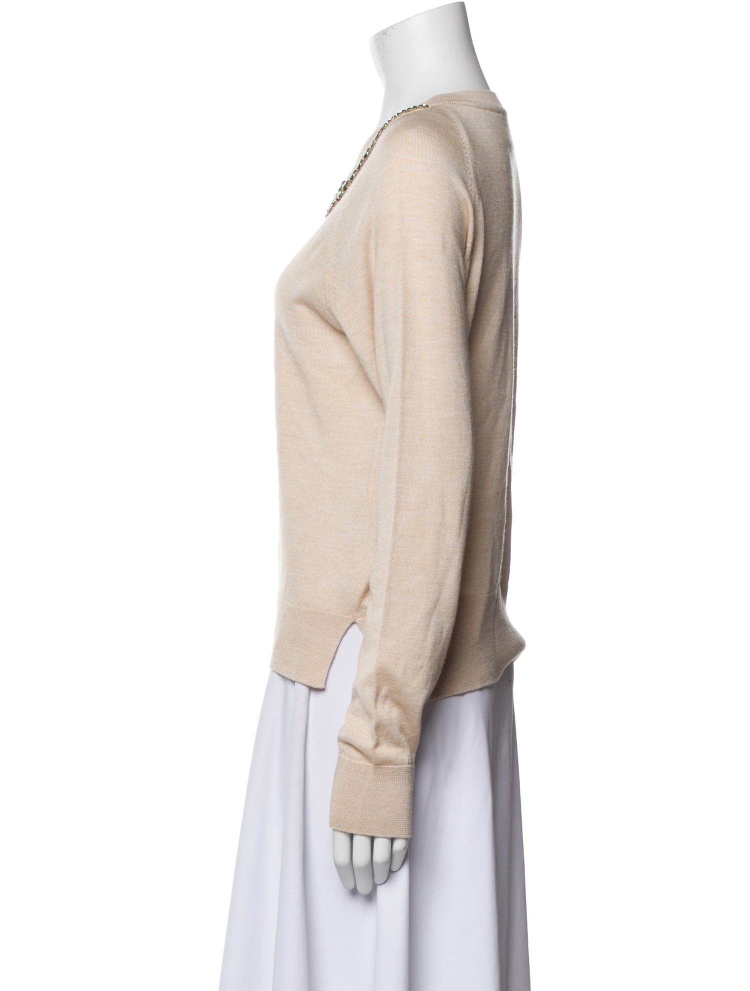 Simone Rocha Merino Wool Crew Neck Sweater