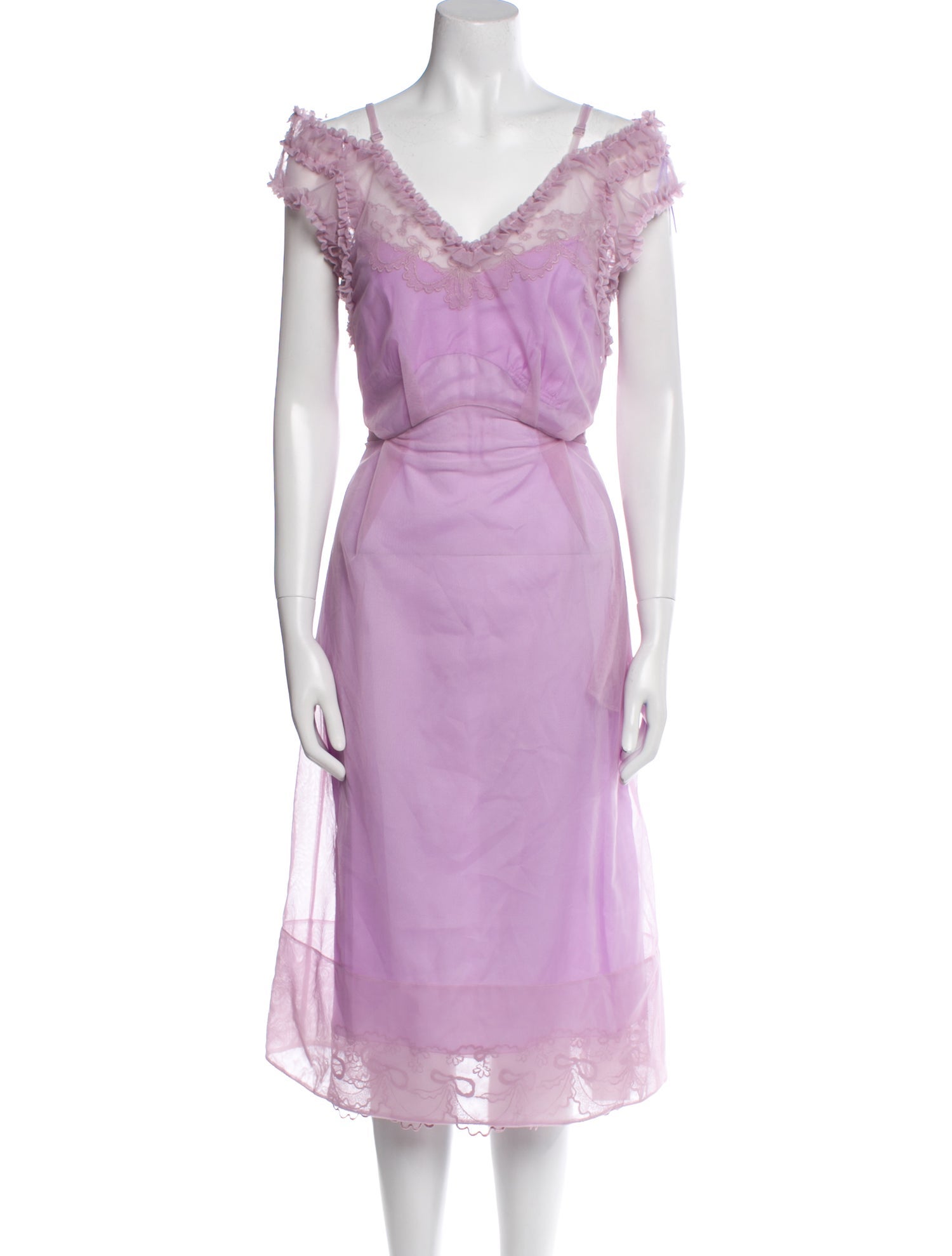 Simone Rocha V-Neck Midi Length Dress