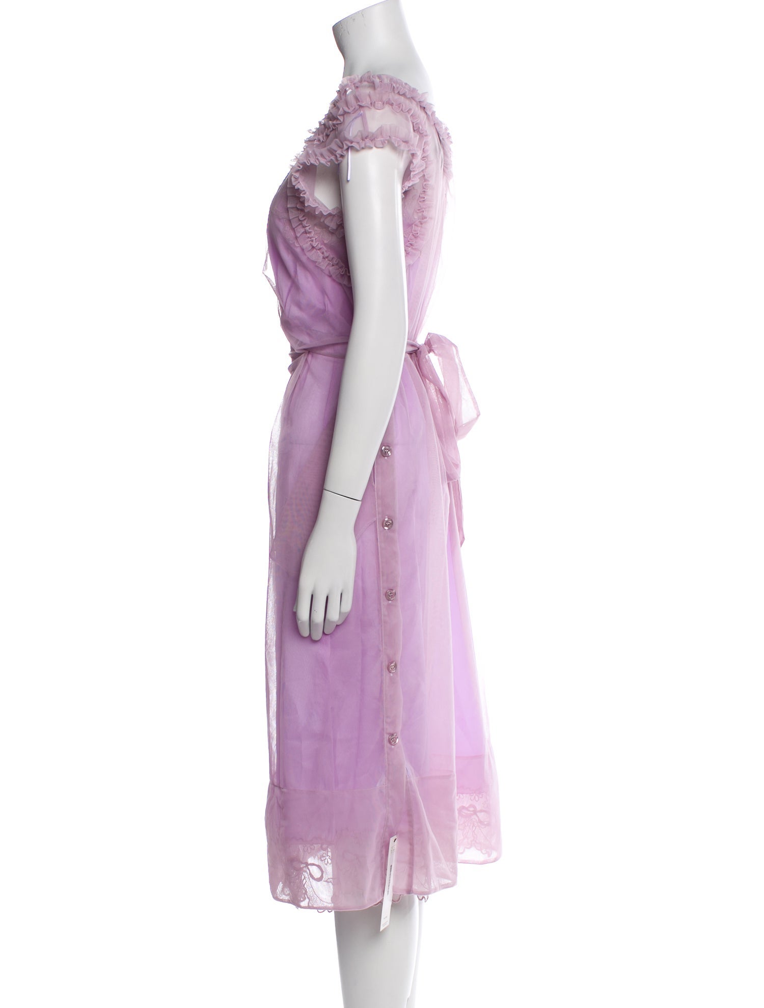 Simone Rocha V-Neck Midi Length Dress