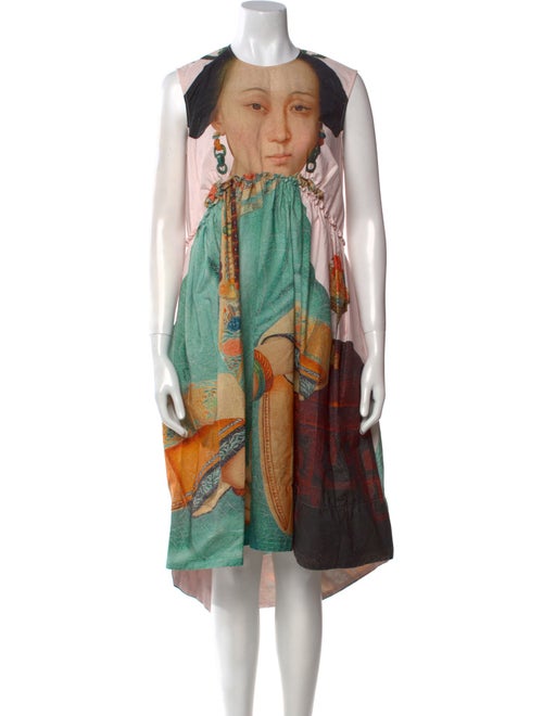 Simone Rocha Printed Midi Length Dress