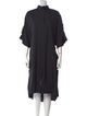 Simone Rocha Mock Neck Midi Length Dress