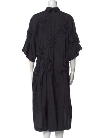 Simone Rocha Mock Neck Midi Length Dress