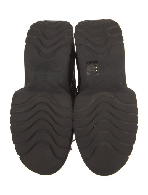 Simone Rocha Leather Beaded Accents Mary Jane Flats