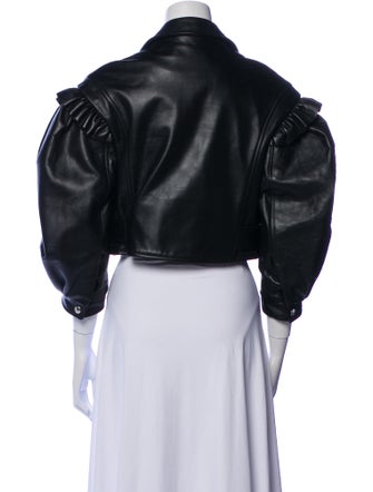Simone Rocha Leather Biker Jacket