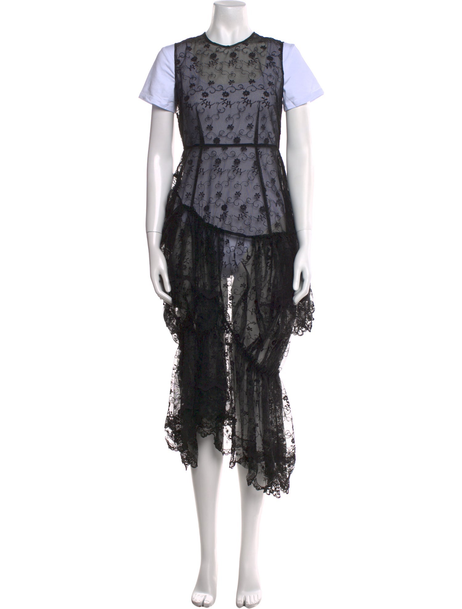 Simone Rocha Lace Pattern Long Dress w/ Tags