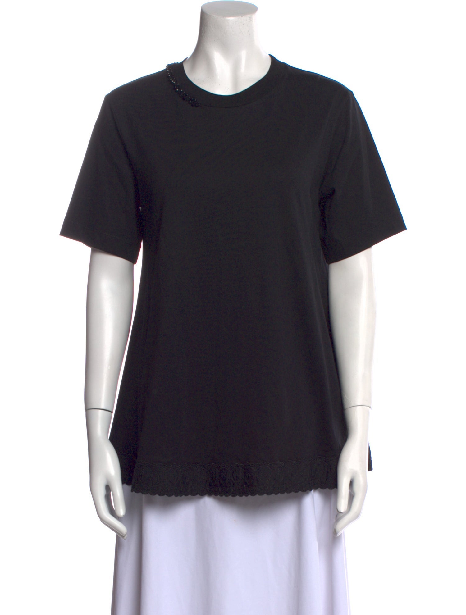 Simone Rocha Supima Cotton Crew Neck T-Shirt