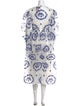 Simone Rocha Floral Print Midi Length Dress