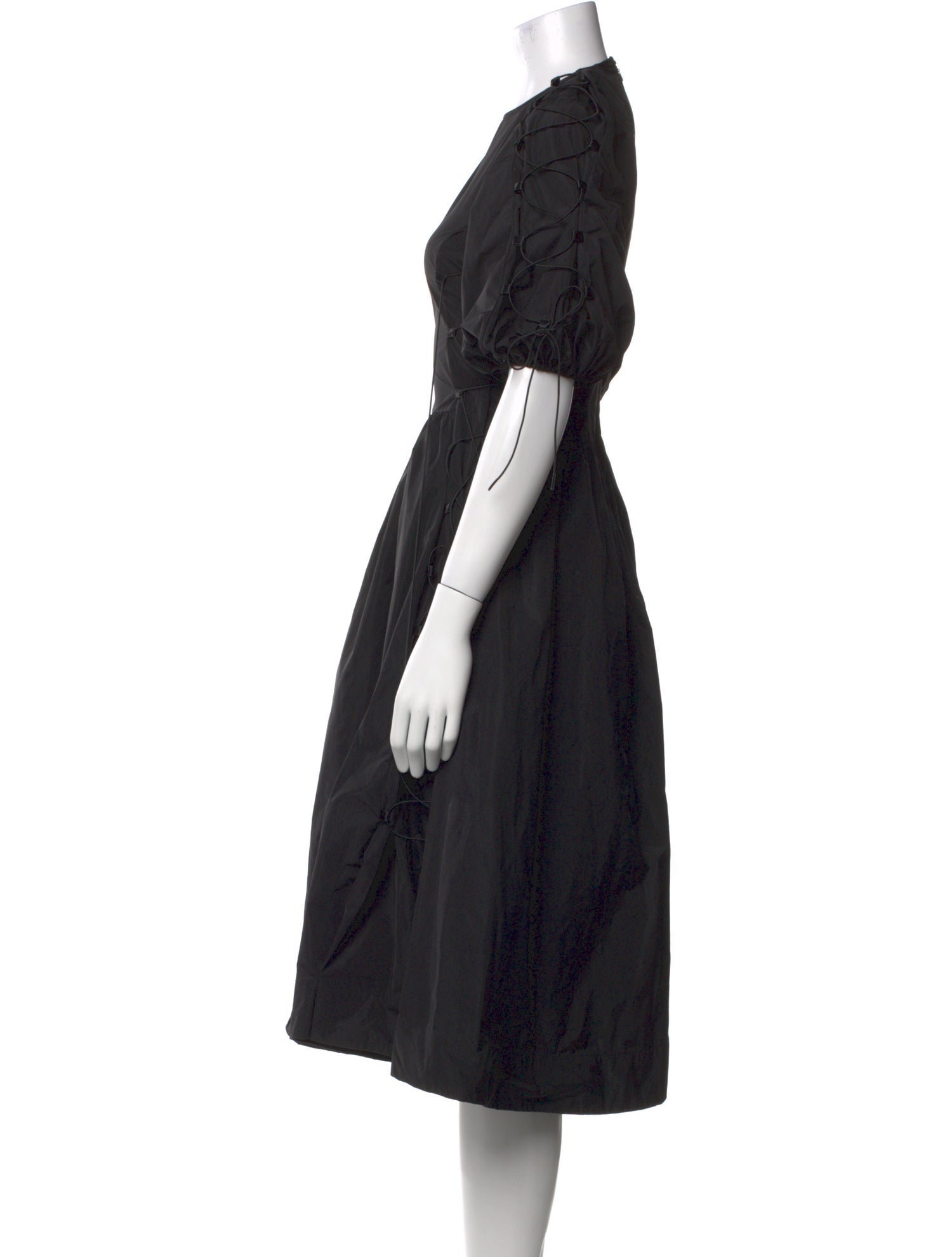 Simone Rocha Crew Neck Midi Length Dress