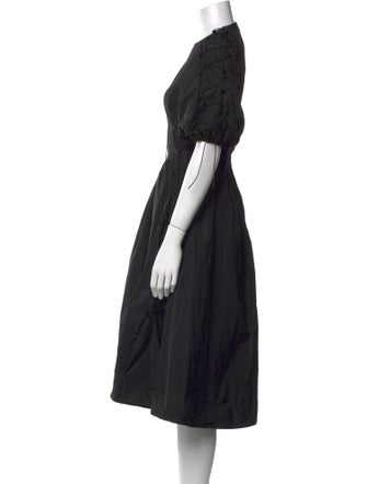 Simone Rocha Crew Neck Midi Length Dress