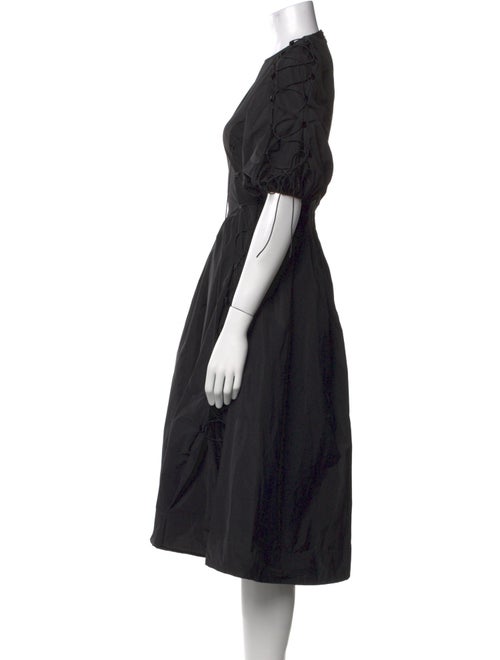 Simone Rocha Crew Neck Midi Length Dress