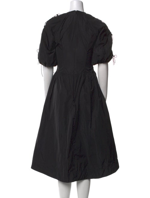 Simone Rocha Crew Neck Midi Length Dress