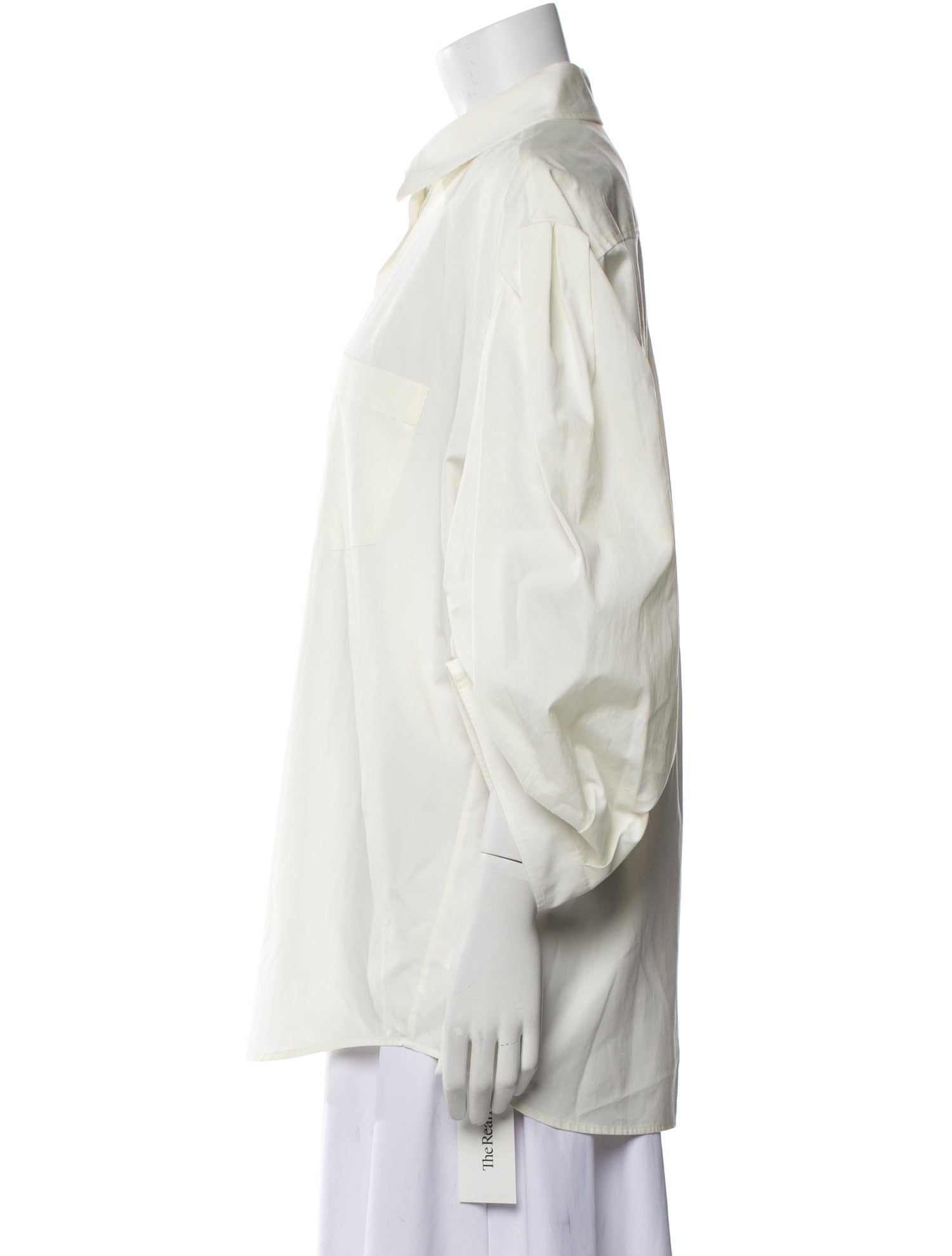 Simone Rocha Three-Quarter Sleeve Button-Up Top