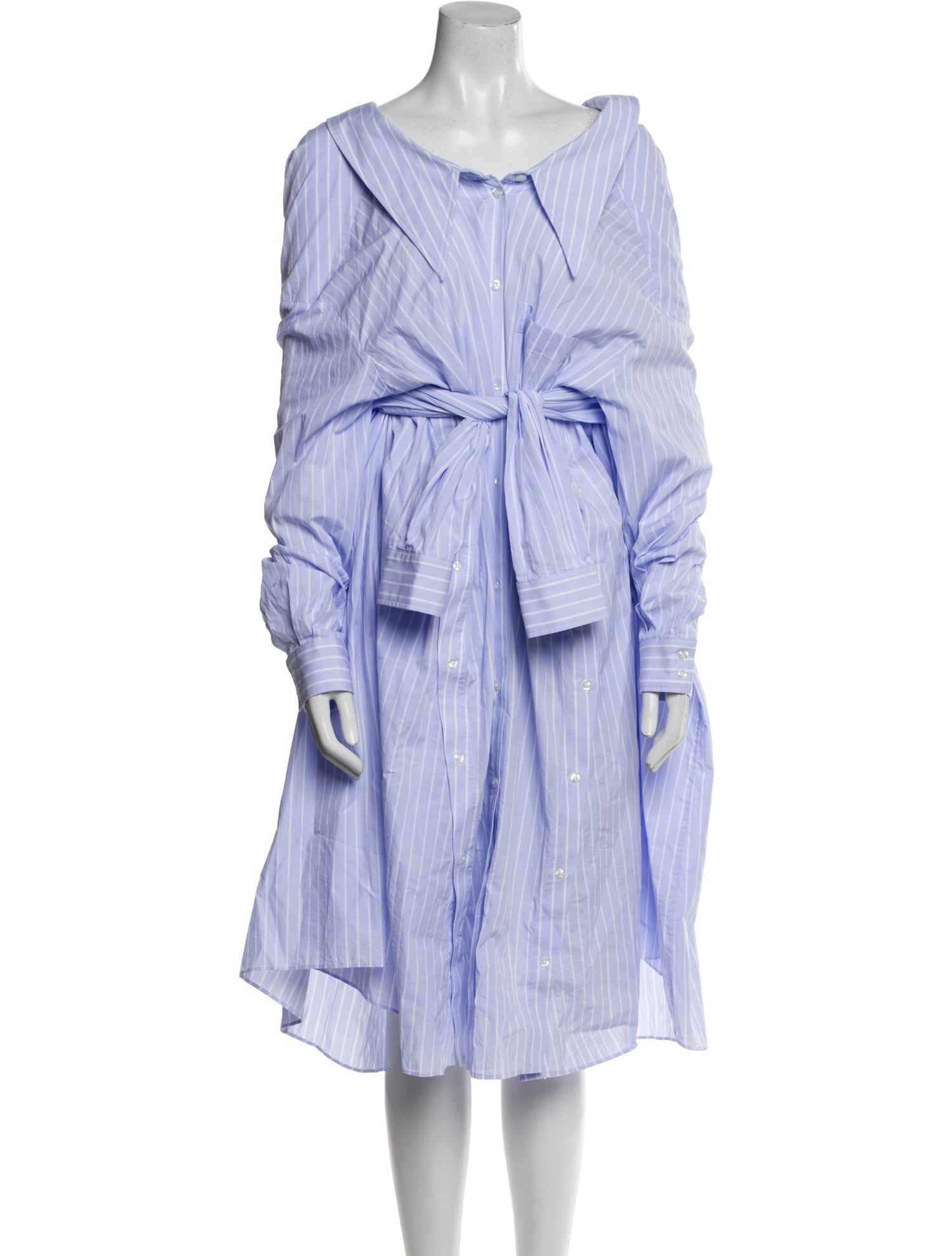 Simone Rocha Striped Midi Length Dress