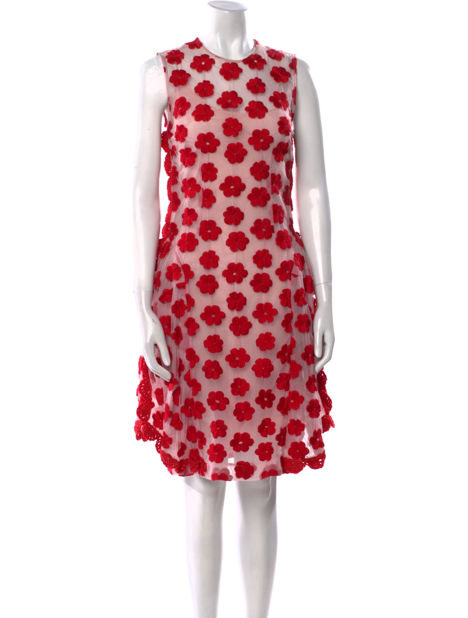 Simone Rocha Silk Knee-Length Dress