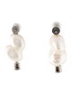 Simone Rocha Pearl & Crystal Peanut Drop Earrings