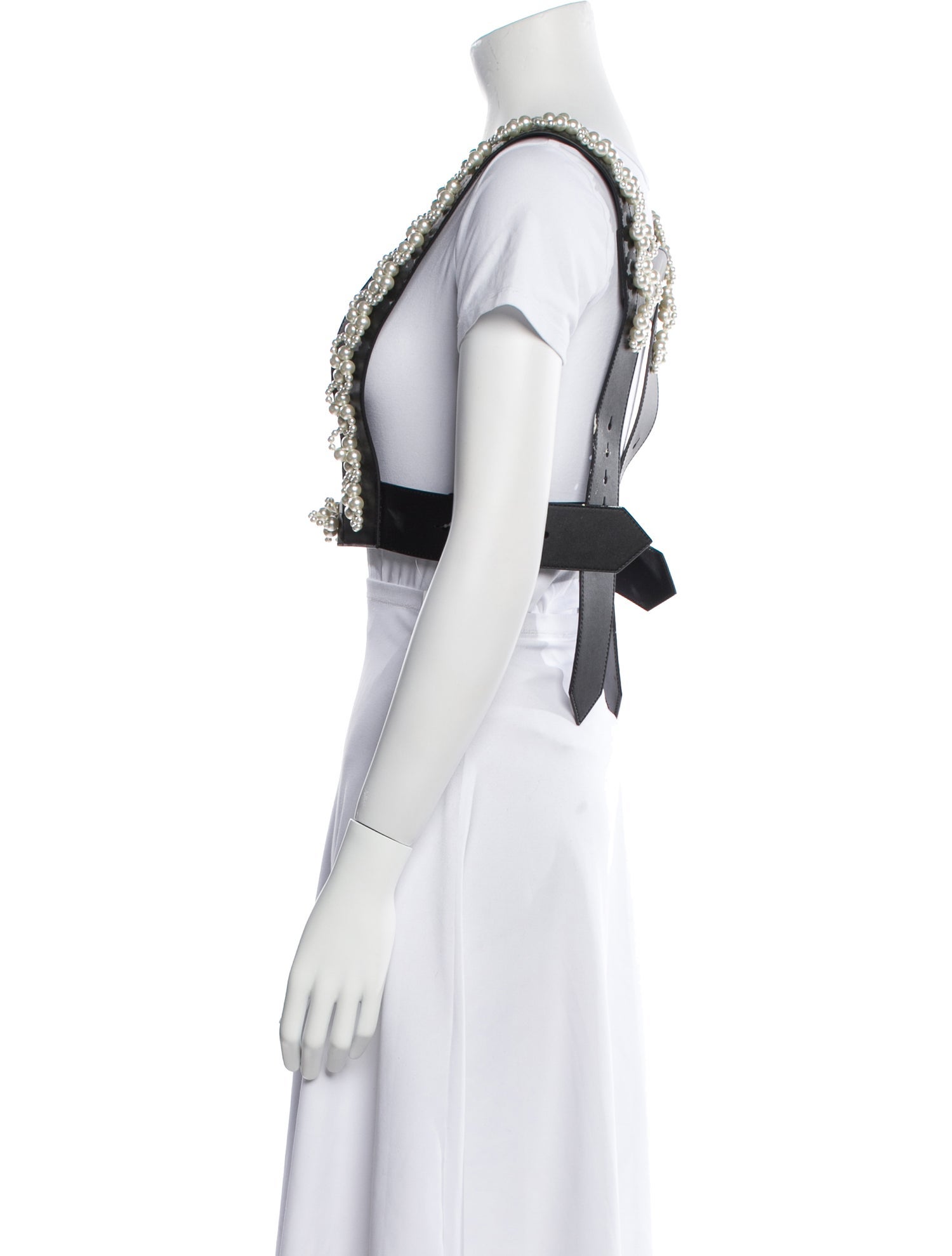 Simone Rocha Wide Leather Waist Belt