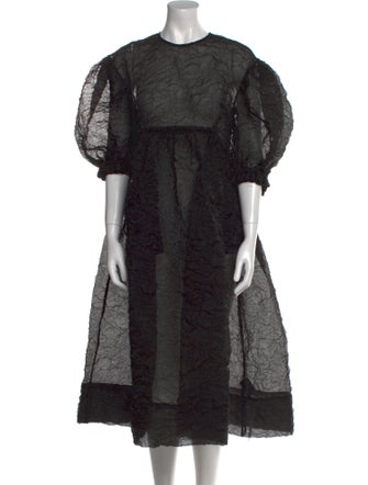 Simone Rocha Lace Pattern Midi Length Dress