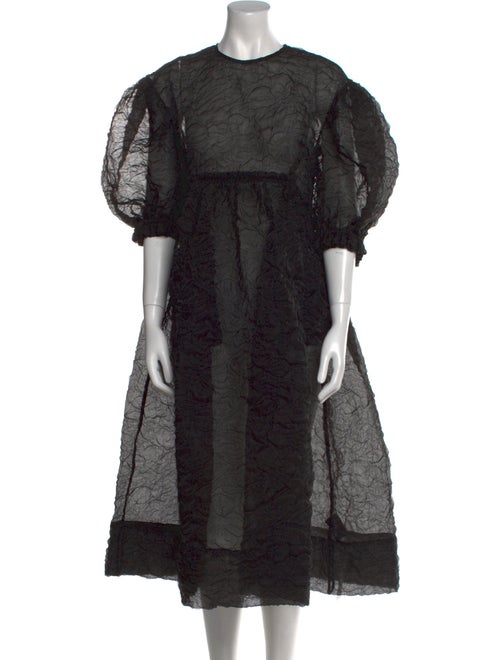 Simone Rocha Lace Pattern Midi Length Dress
