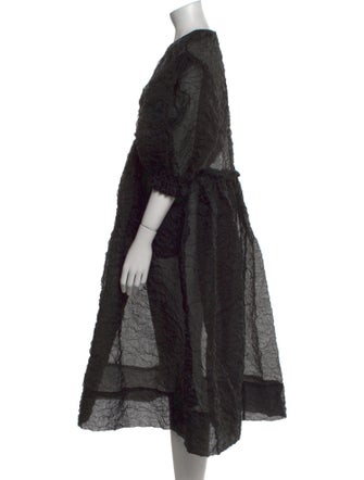 Simone Rocha Lace Pattern Midi Length Dress