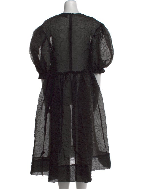 Simone Rocha Lace Pattern Midi Length Dress