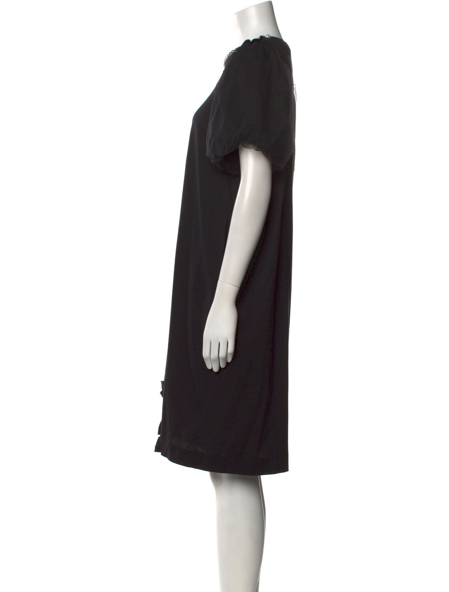 Simone Rocha Crew Neck Knee-Length Dress