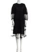 Simone Rocha Crew Neck Knee-Length Dress
